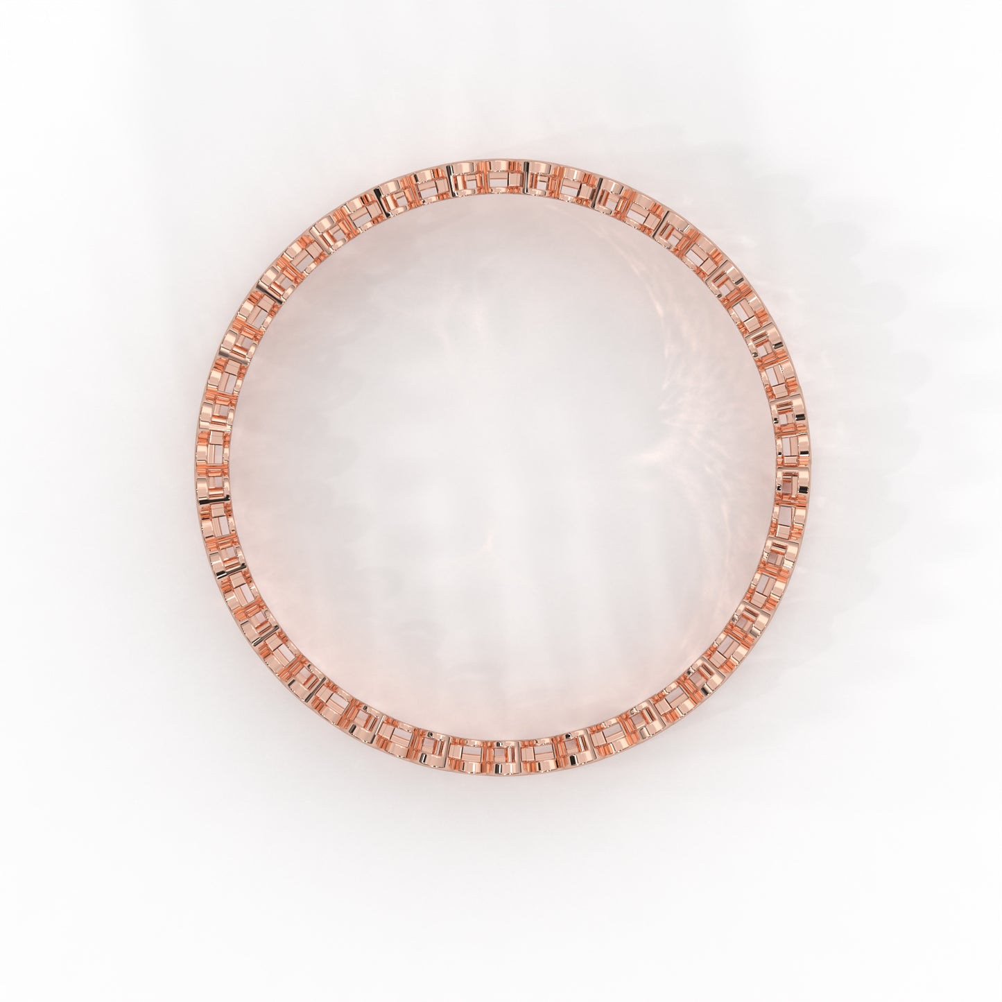 14K Gold-Plated Bracelet with 0.53 cttw Natural Diamond Pave Set for Women