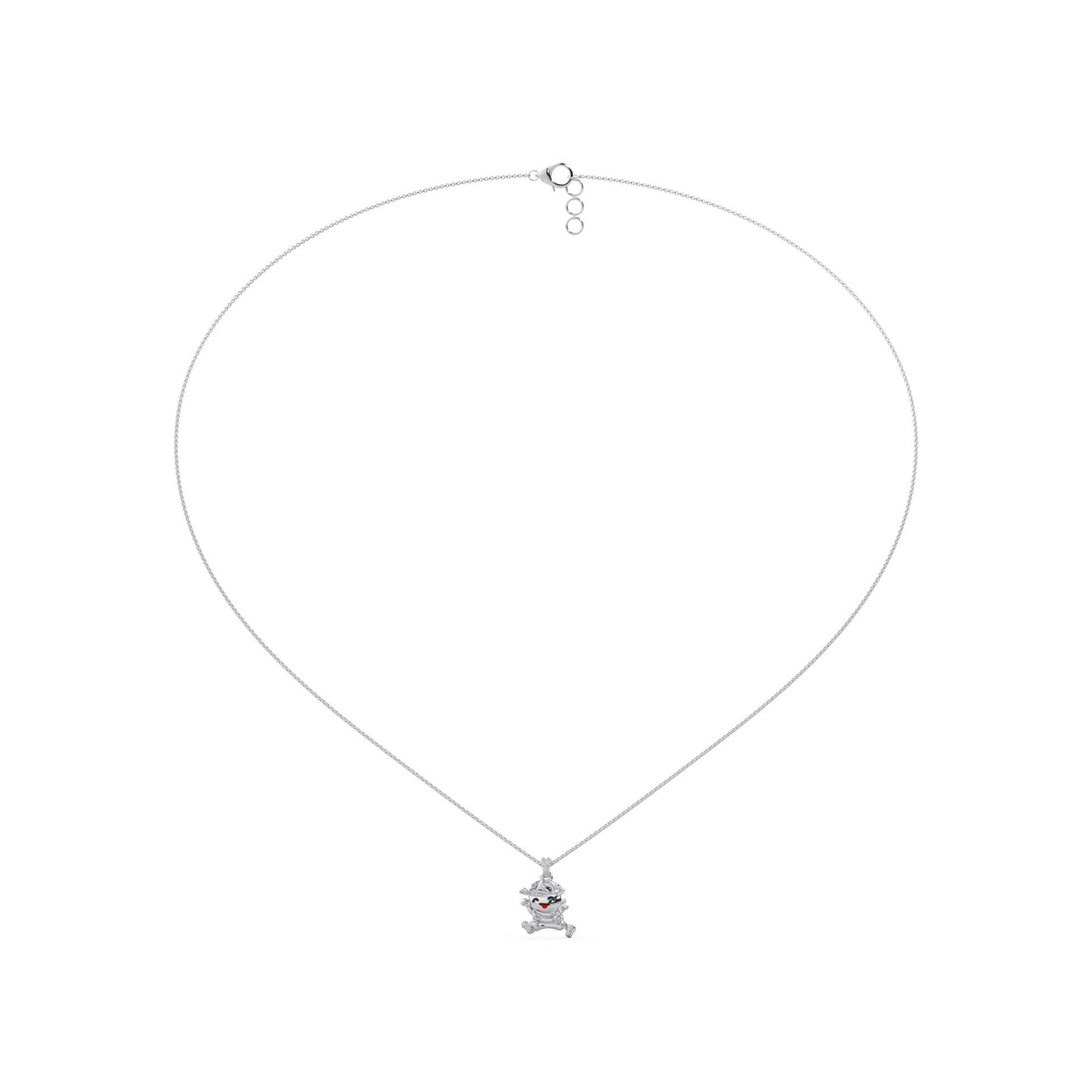 0.16 cttw Natural Diamond Baby Boy Pendant Necklace in 925 Sterling Silver | Perfect Gift for Newborns & Baby Shower