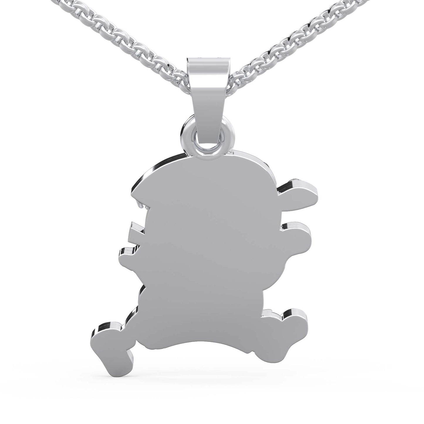 0.16 cttw Natural Diamond Baby Boy Pendant Necklace in 925 Sterling Silver | Perfect Gift for Newborns & Baby Shower
