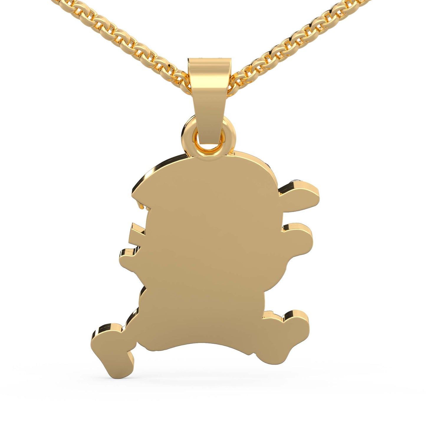 0.16 cttw Natural Diamond Baby Boy Pendant Necklace in 925 Sterling Silver | Perfect Gift for Newborns & Baby Shower