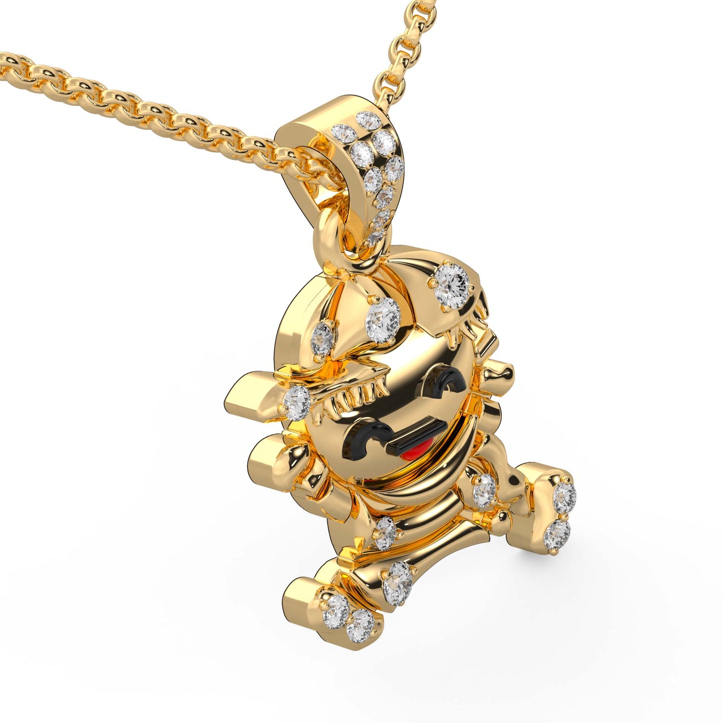 0.16 cttw Natural Diamond Baby Boy Pendant Necklace in 925 Sterling Silver | Perfect Gift for Newborns & Baby Shower
