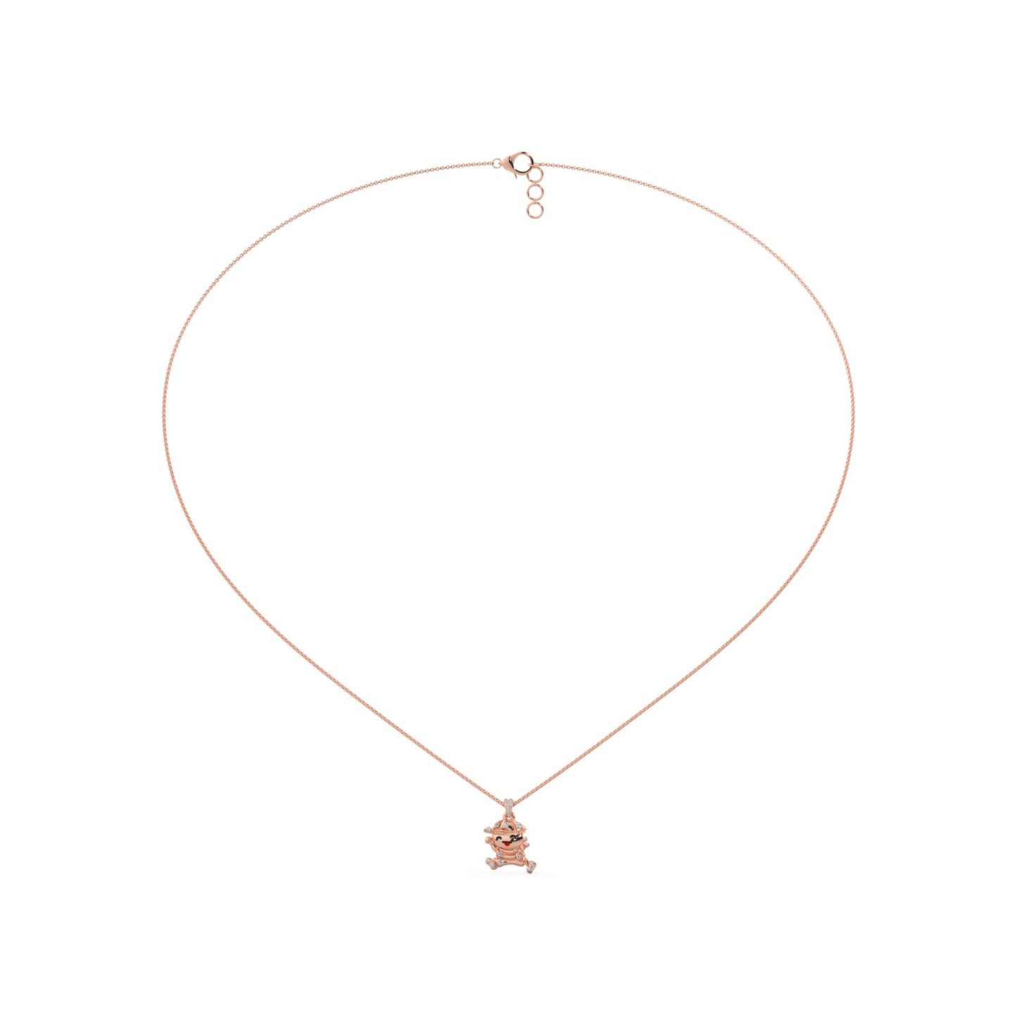 0.16 cttw Natural Diamond Baby Boy Pendant Necklace in 925 Sterling Silver | Perfect Gift for Newborns & Baby Shower