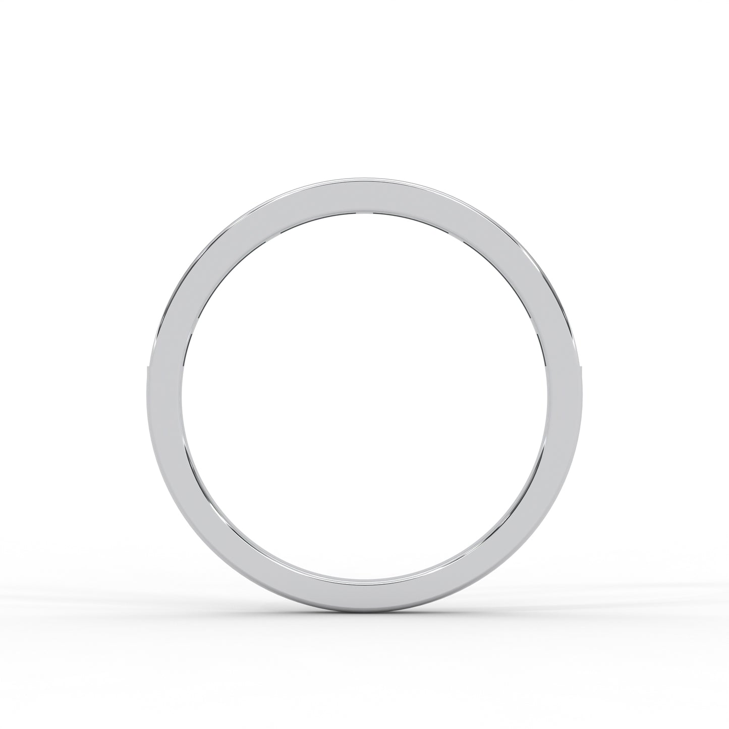 0.10 Cttw Natural Green Emerald Color Stone Half Eternity Band Ring | 925 Sterling Silver
