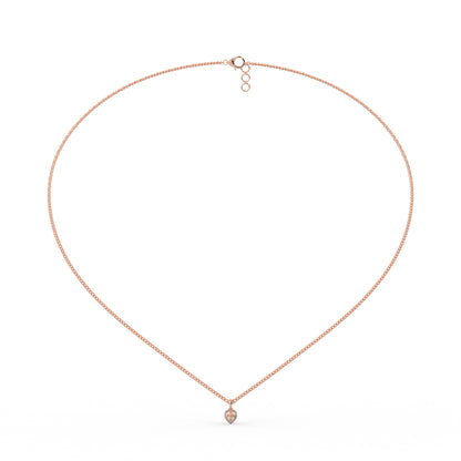 0.12 Cttw Natural Diamond Heart Shape Pendant Necklace in 925 Sterling Silver